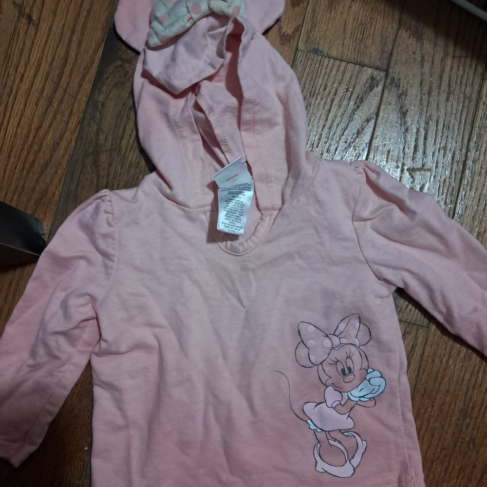 Disney Minnie Mouse Pink Kids Hoodie